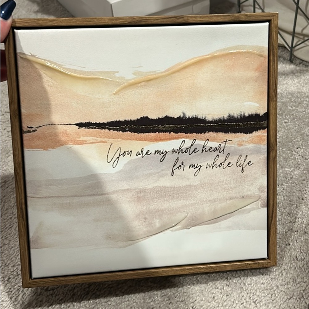 You are my whole heart for my whole life decor